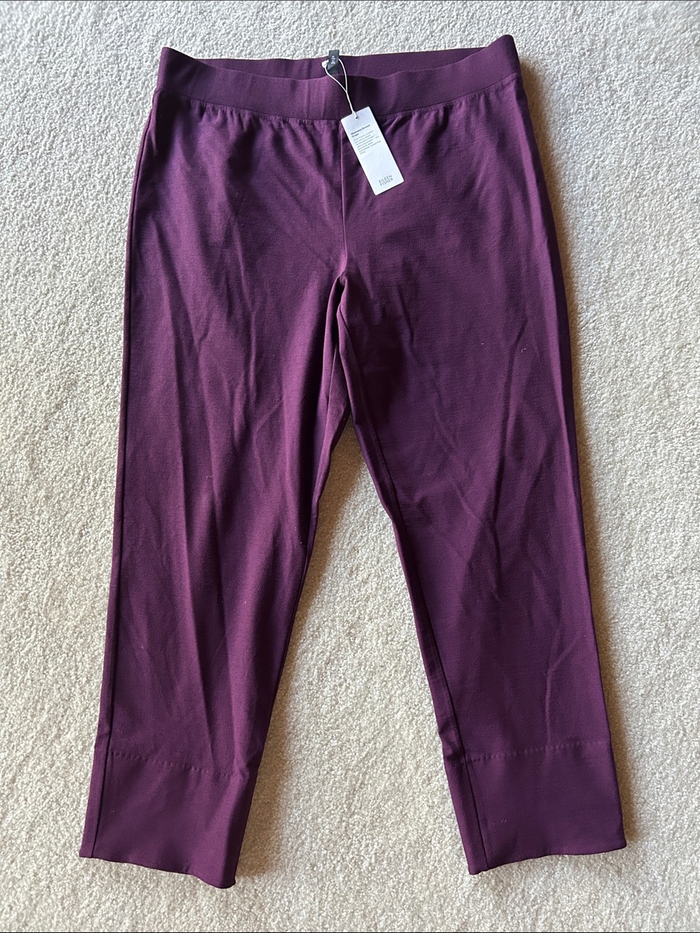 Eileen Fisher Stretch Crepe Slim Pant